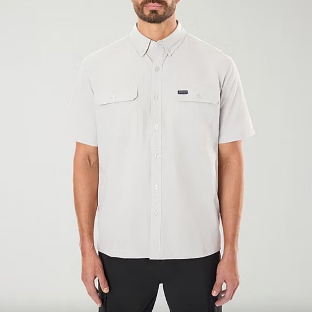 Smiths Workwear Quick Dry Performance Mens Fit Big and Tall Shirt, Sz 4XB , Gray